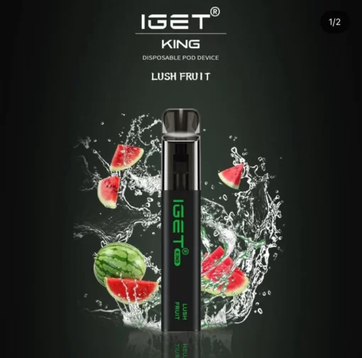 IGET King Vape India Disposable Device Lush Fruit 2600 puffs