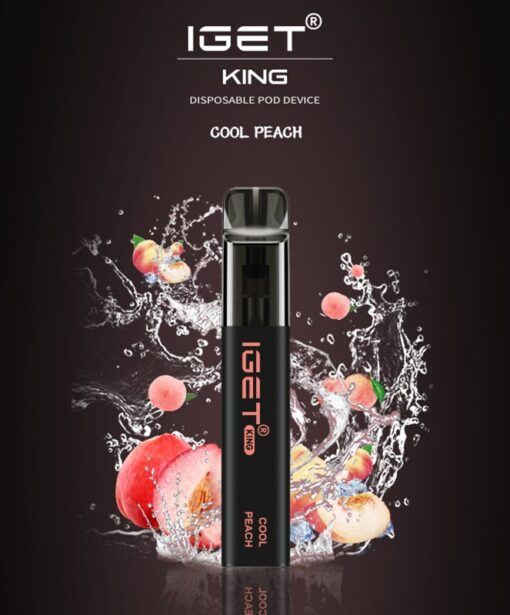 iget king disposable cool peach flavor india online