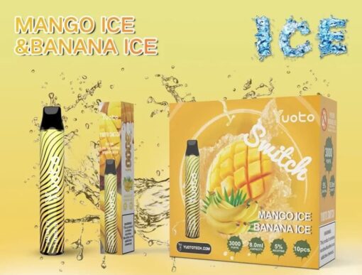 Yuoto Vape Switch disposable Mango Ice & Banana Ice