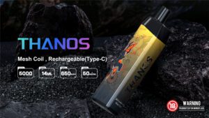 Yuoto Thanos Rechargeable Disposable vape 5000 puffs online buy Nicotine: 5% E-juice Capacity: 14ML Battery: 650mAh