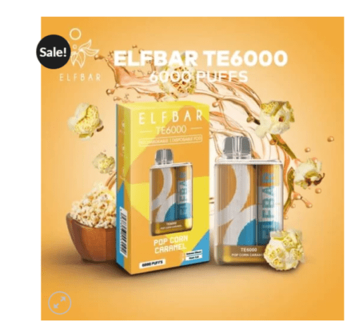 Elf Bar TE 6000 India - popcorn caramel at Best Price