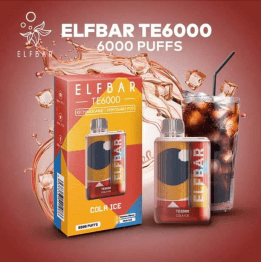 Buy Elf Bar TE 6000 India - Cola Ice At Best Price