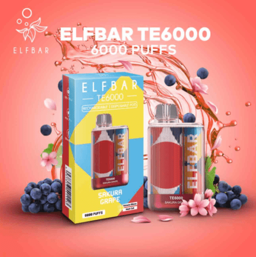 Elf Bar TE 6000 India - Sakura Grape at Best Price